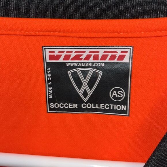 High Viz Visibility Neon Orange Padded Elbow GK Goal Keeper Soccer Jersey S SM - Picture 3 of 4